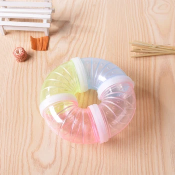 Hot Hamster Accessories Transparent Acrylic Cage Jaula Hamster Tunnel Fittings Cheap Small Pet Toys Supplies 2