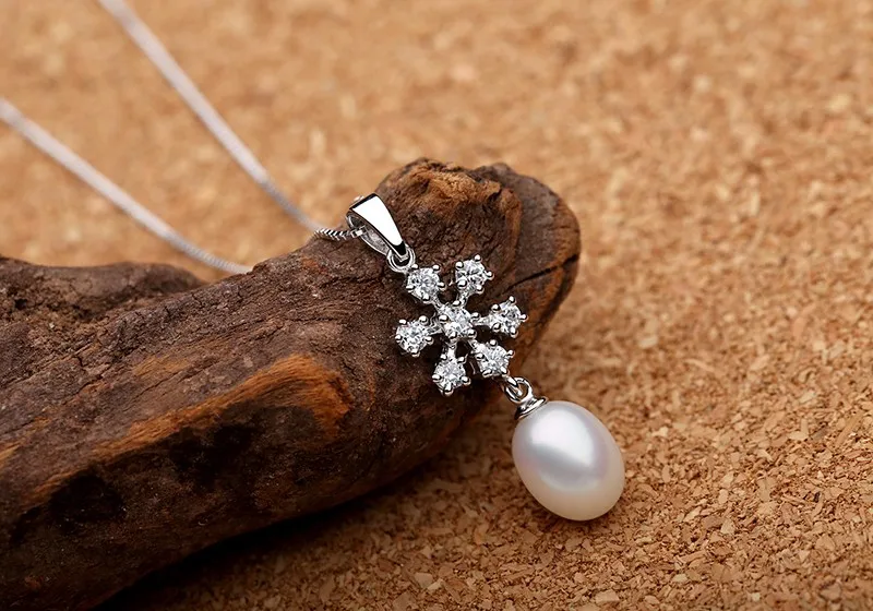 sinya snow pearl pendant sterling silver necklace christmas gift tz0030p (8)