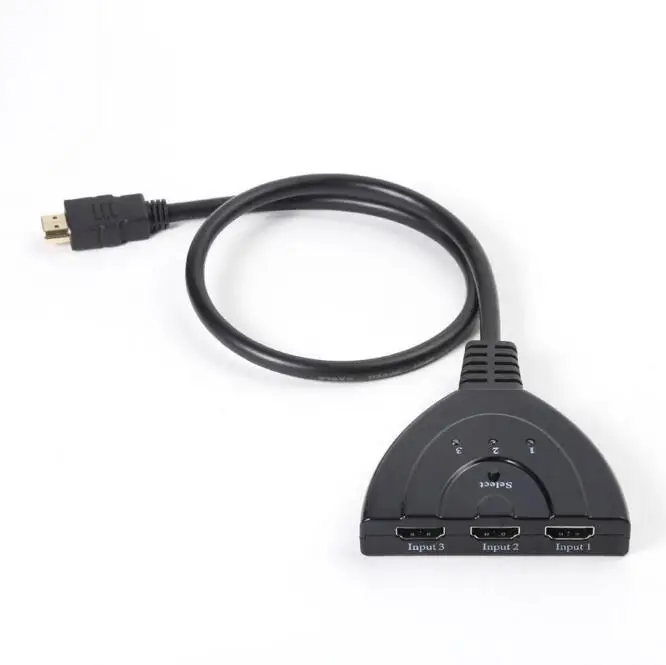 HDMI сплиттер 4K* 2K 3 порта мини-коммутатор кабель 1.4b 1080P для DVD HDTV Xbox PS3 PS4 3 в 1 выход порт концентратор HDMI переключатель