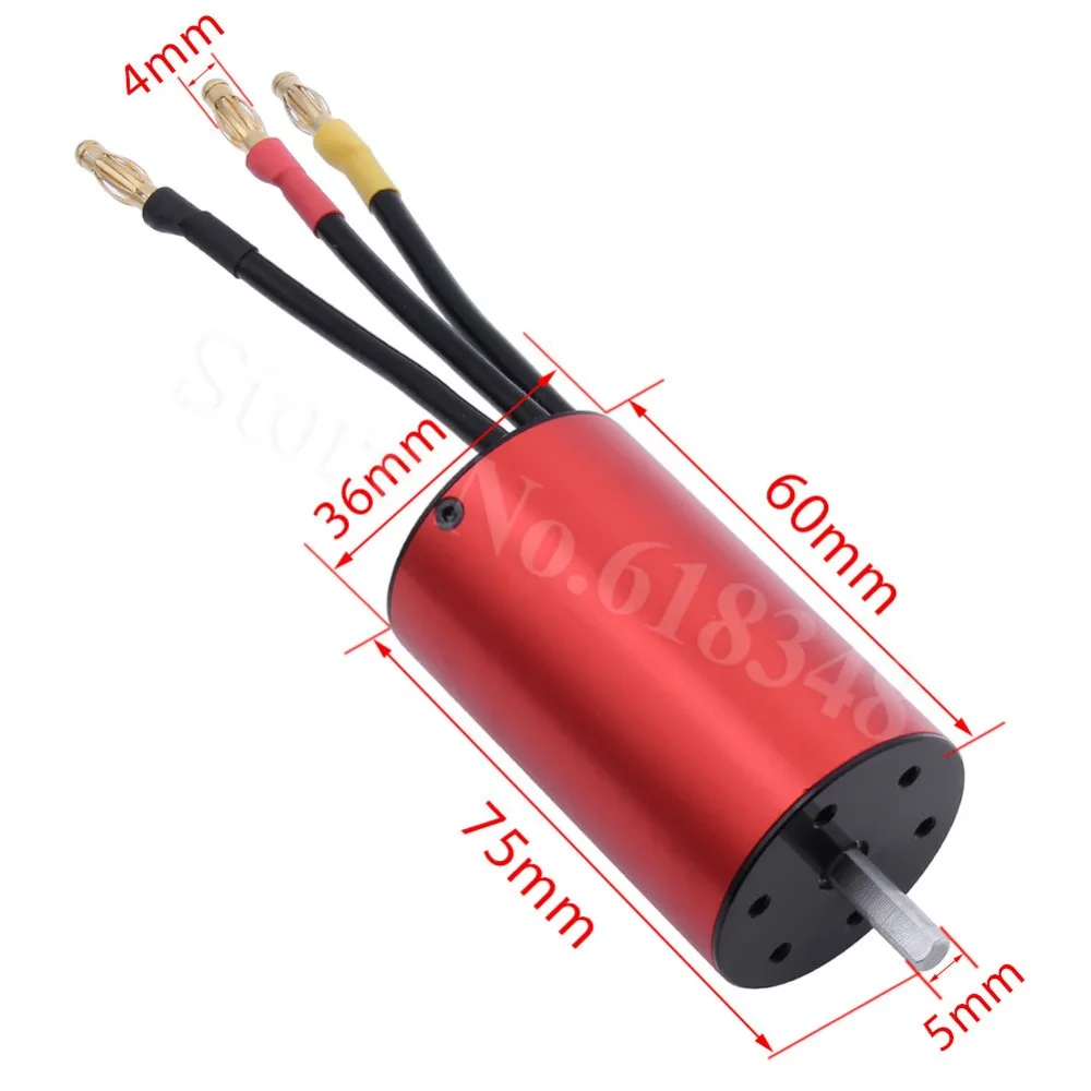 

RC 3660 540 Brushless Motor Inner Rotor 2500KV 4-Pole 5mm Shaft for 1/8 Car Truck Buggy HSP Traxxas Himoto HPI Racing Hobao Baja