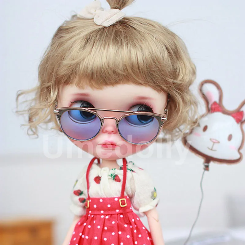1 пара новая мода кукла кошка солнцезащитные очки для Blyth очки для кукол солнцезащитные очки подходит для Блит, Blythedoll, ледяная кукла аксессуары