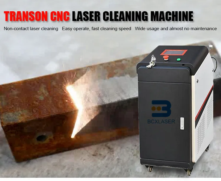 Laser ontroesten machine kan fit oppervlak reinigen, schoonmaken