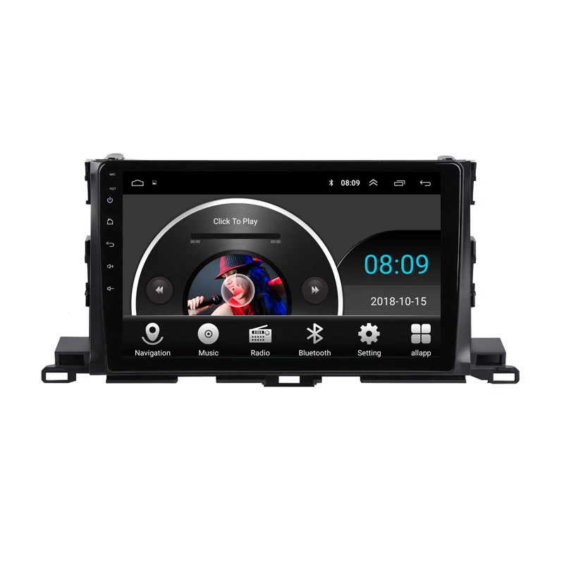 Perfect 10" 2.5D IPS Android 8.1 Car DVD Multimedia Player GPS For Toyota Highlander 2015 2016 2017 audio car radio stereo navigation 14 Perfect 10" 2.5D IPS Android 8.1 Car DVD Multimedia Player GPS For Toyota Highlander 2015 2016 2017 audio car radio stereo navigation 14