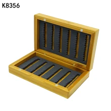 K8356 коробка для рыболовных снастей, чехол для хранения крючков, уличная рыболовная приманка, приманка, двухслойная бамбуковая рыболовная приманка, инструмент для хранения