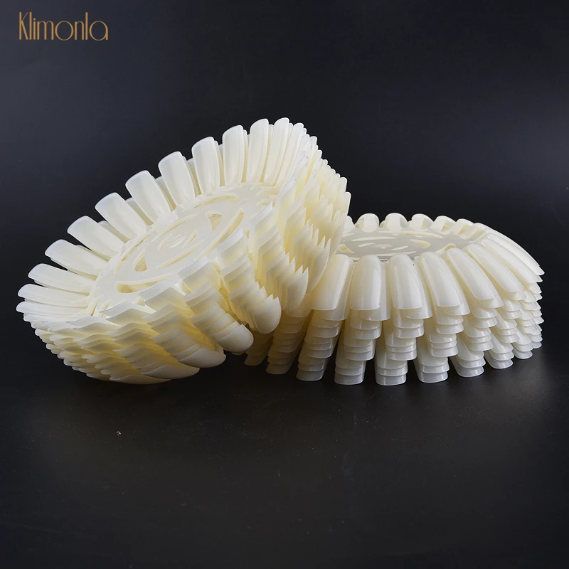 

50pcs/lot Nail Art Display Full Nail Tips Color Card Bowl-shaped Nail Polish Practice Board Manicure Accessories