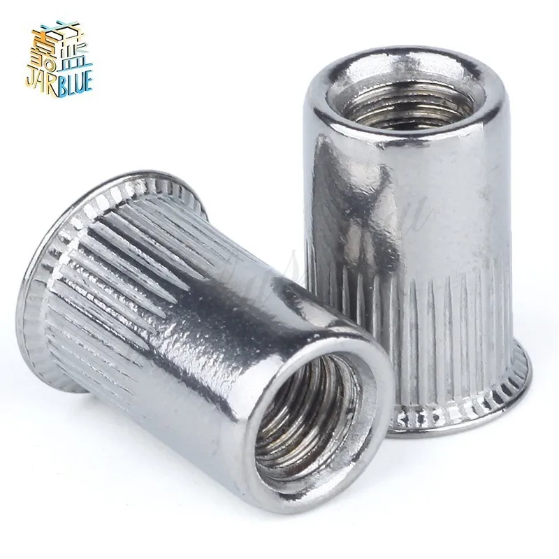 

20Pcs M3 M4 M5 M6 M8 304 Stainless Steel Rivnut Small Countersunk Head Riveted Nuts Insert Nutsert Cap Rivet Nut