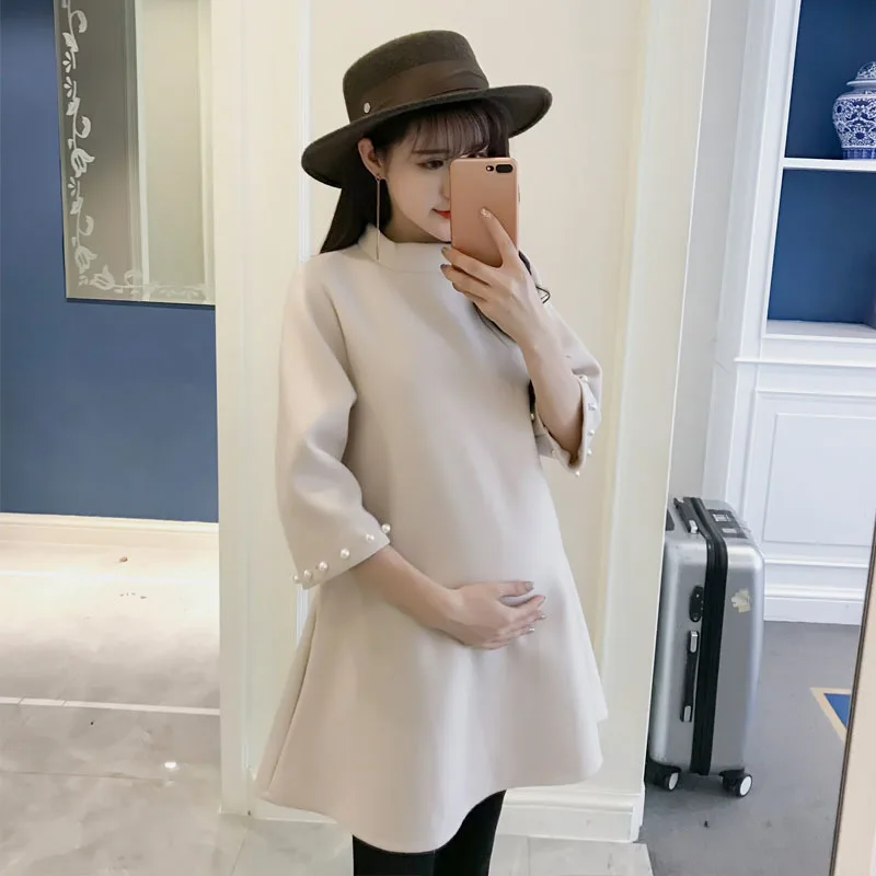

Women Maternity Winter Coats for Pregnant Womans Clothes Winter Fashion Beeding Long Sleeve Pregnancy Tops Maternity Outfit
