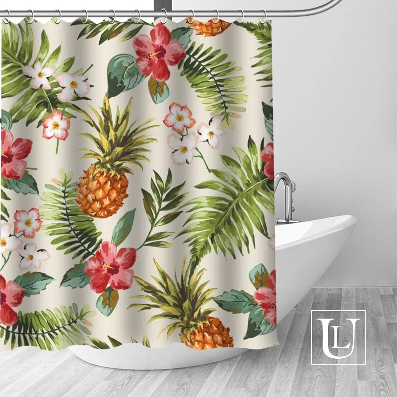 Лучшие красивые оригинальные цветы узор занавеска для душа индивидуальный рисунок шторка для ванны водонепроницаемая ткань для ванной комнаты больше размеров - Цвет: 2 Shower Curtain