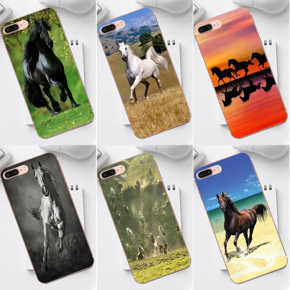 TPU Quinn Phone 2018 Enjoy Broncos Horse Running для iPhone 4 4S 5 5C SE 6 6S 7 8 Plus X XS Max XR Galaxy A3 A5 J1 J3 J5 J7 2017|Бамперы| |