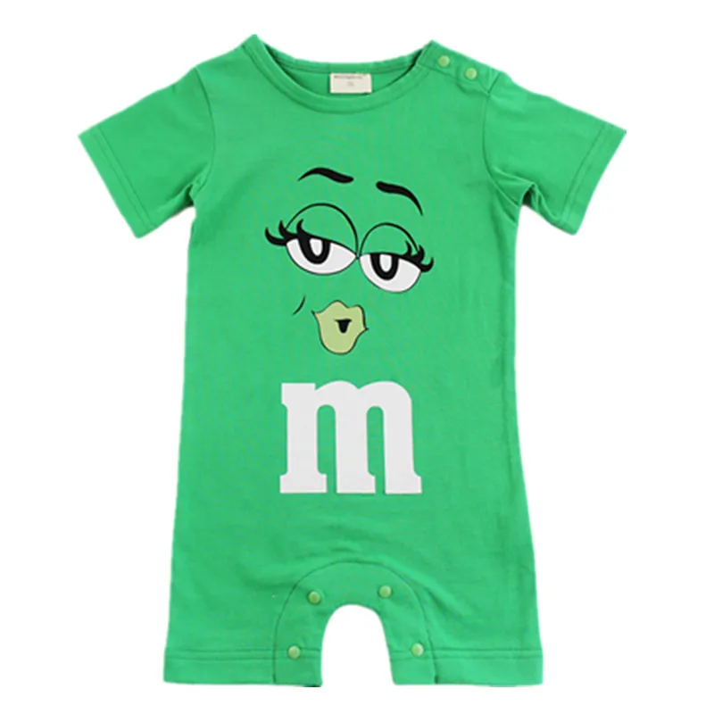 2020 Summer Baby Boy Romper Short Sleeve Cotton Infant Jumpsuit Cartoon Printed Baby Girl Rompers Newborn Baby Clothes 4 Color