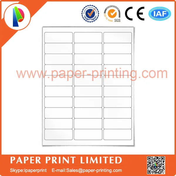 printing 5160 labels
