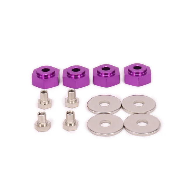 Best Price 6061 alloy Wheel Hex Converter from 12mm to 17mm for RC hobby model car crawler upgrade parts