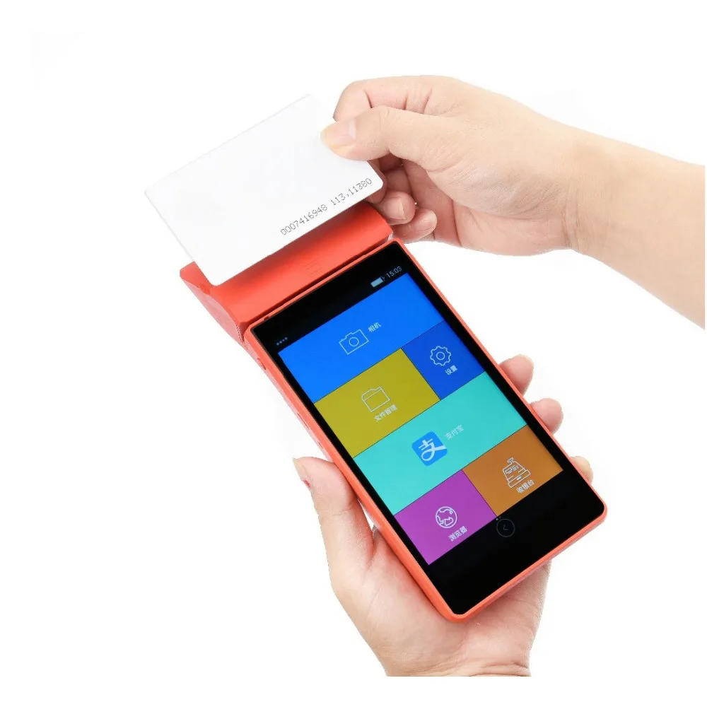 5 5 Inch Touch Screen 4G android 5 1 wireless POS Terminal Mobile Handheld Credit Card