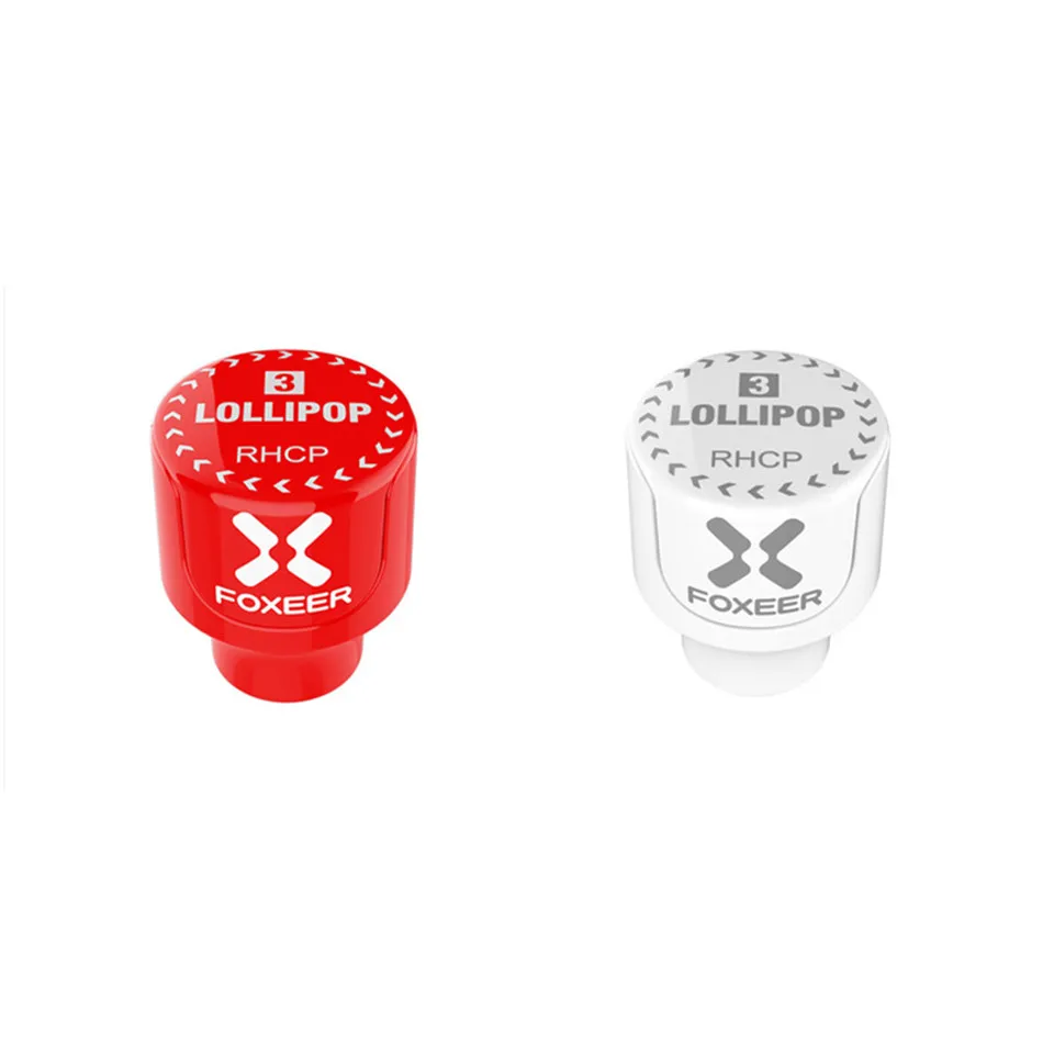 

Foxeer Lollipop 3 Antenna LHCP RHCP 2.5DBi Stubby Omni FPV Antenna SMA for FPV Racing Drone