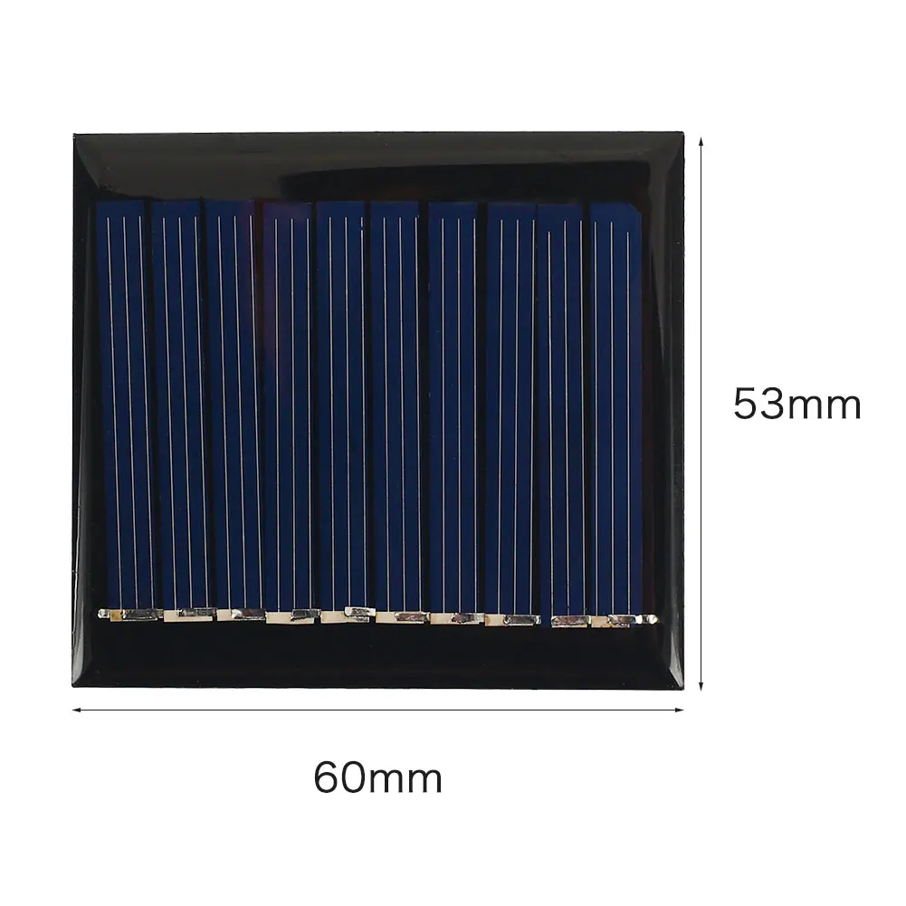 Новый поликремний 5 V 0,3 W мини солнечная панель для панель с солнечными элементами модуль для солнечного света 5 V 0,3 W мини солнечная батарея