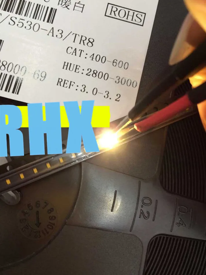 3000piece/lot 100%NEW FOR LED SMD 0603 warm white bead light tube | Электроника