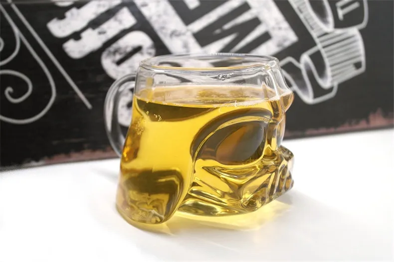 Креативные 3D Звездные войны Дарт Вейдер пивная стеклянная чашка домашний офис бар хрустальная вода виски вино Питьевая чашка Череп пивные кружки кружка