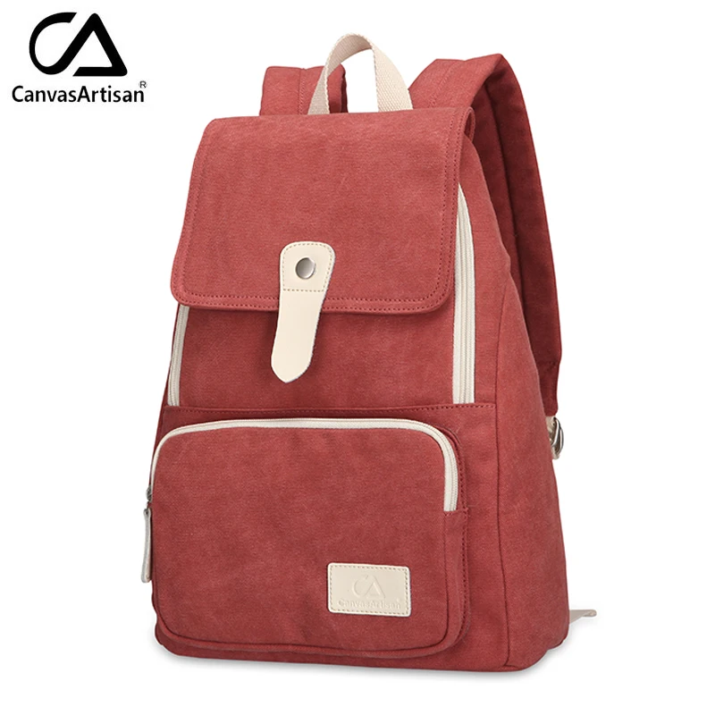 

Fashion High Quality Women Canvas Backpack Female Travel Rucksuck Shoulder Bag Backpacks Various Color School Bags for Girls