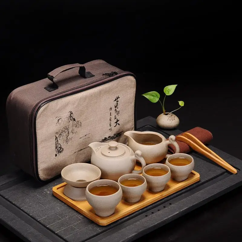 

Celadon Kung Fu TeaSet Porcelain Teaware Set Chinese Traditions Gai Wan Tea Cup Gaiwan Sets Tea Pot Stoneware Tea Sets