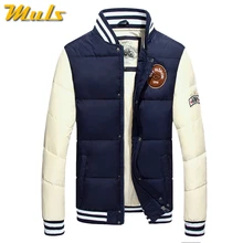 Новинка, брендовая зимняя мужская куртка на утином пуху, осенняя бейсбольная куртка с воротником, Мужская парка, пальто, Мужская теплая верхняя одежда