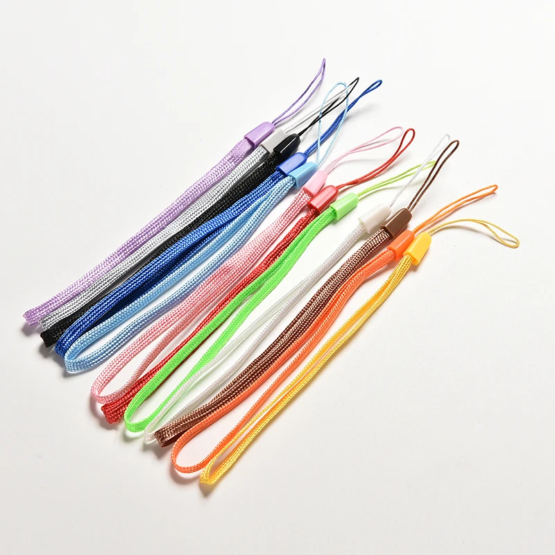 

20Pcs Nylon Wrist Hand Strap Lanyard for Mobile Cell Phone Camera USB MP4 PSP Straps Random color