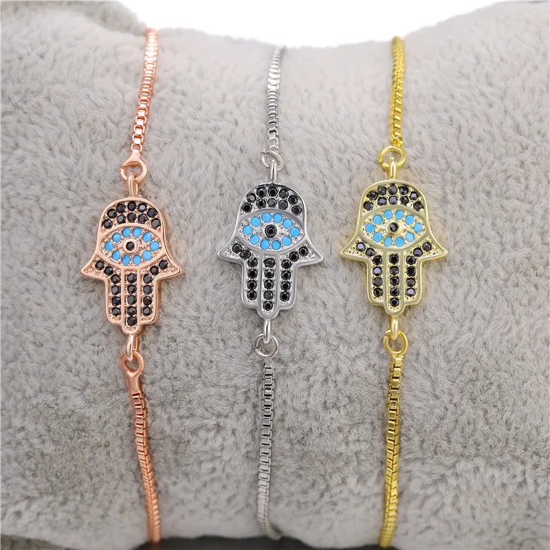 Женский браслет Juya с микро цирконием золотой/розовое золото|copper bracelet|bracelet womenjewelry