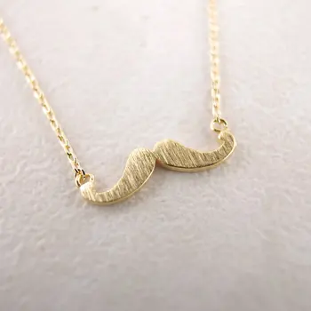 

Fashion classic moustache pendant necklace
