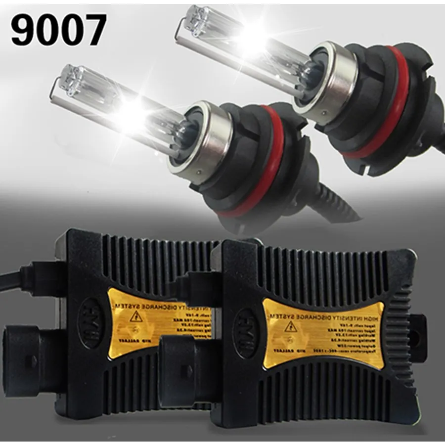 55W 9007 HB5 HL HID Xenon Headlight Conversion KIT Bulbs Ballast 12V