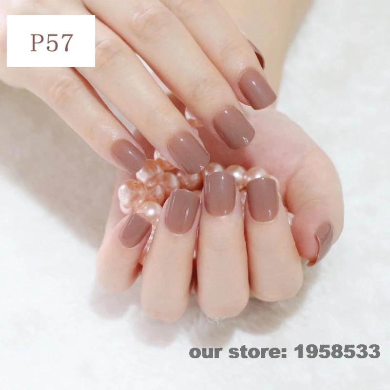 kruidvat color cover Office Tips False Nail Brown Art Coffee Full Cover Fashion kruidvat color cover Office Tips False Nail Brown Art Coffee Full Cover Fashion