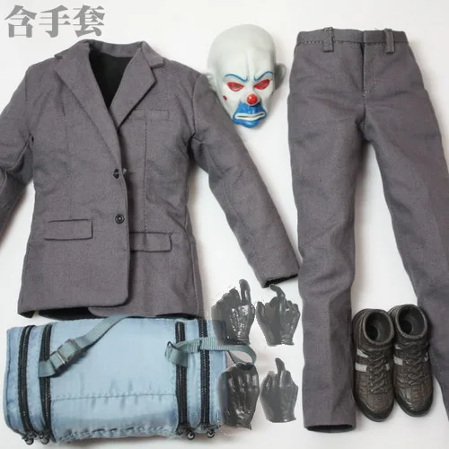 

CGL C04 1/6 Batman joker Robbers Clothing for 12inch doll included mask and Gloves-Hand,The body and headsculpt are not included