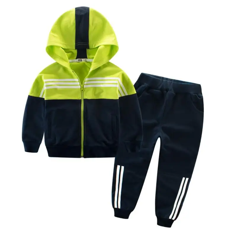 

Spring Autumn Baby Boy Sports Clothes Set Children Clothing Kids Clothes Baby Hoodie Sweater Coat + Pants 2PCS Tracksuit Suits