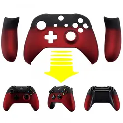 Передняя оболочка лицевые панели боковые рельсы для Xbox One X & One S контроллер Shadow Red