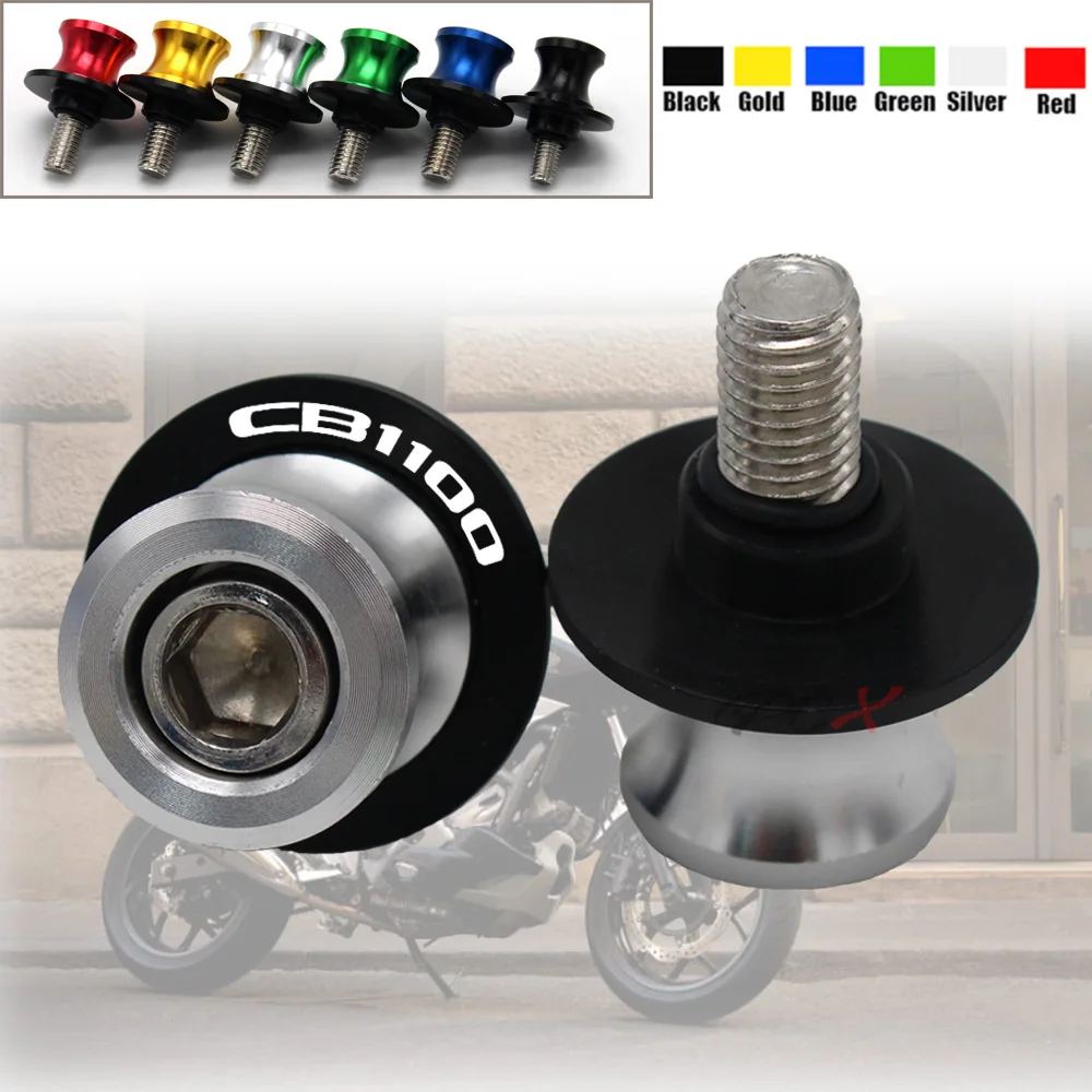 

Motorcycle Accessories CNC Aluminum M8 Swingarm Spools Slider Stand Screw For Honda CB1100/GIO CB-1100 2013-2016