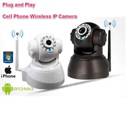 Два способа аудио Беспроводной plug and play Инфракрасный ночного Версия Мониторы наблюдения IP Камера