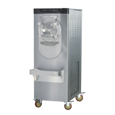 10.6L Commercial Vertical Hard ice cream machine,4HP compressr 220v/50hz ice cream maker