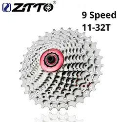 ZTTO MTB горный велосипед Запчасти 9 s 27 s Скорость выбеге кассета 11-32 т совместимый для Запчасти m370 M430 M4000 M590 M3000