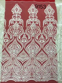 

Latest African French Lace Fabric High Quality African Tulle Lace Fabric For Wedding Z-han81915