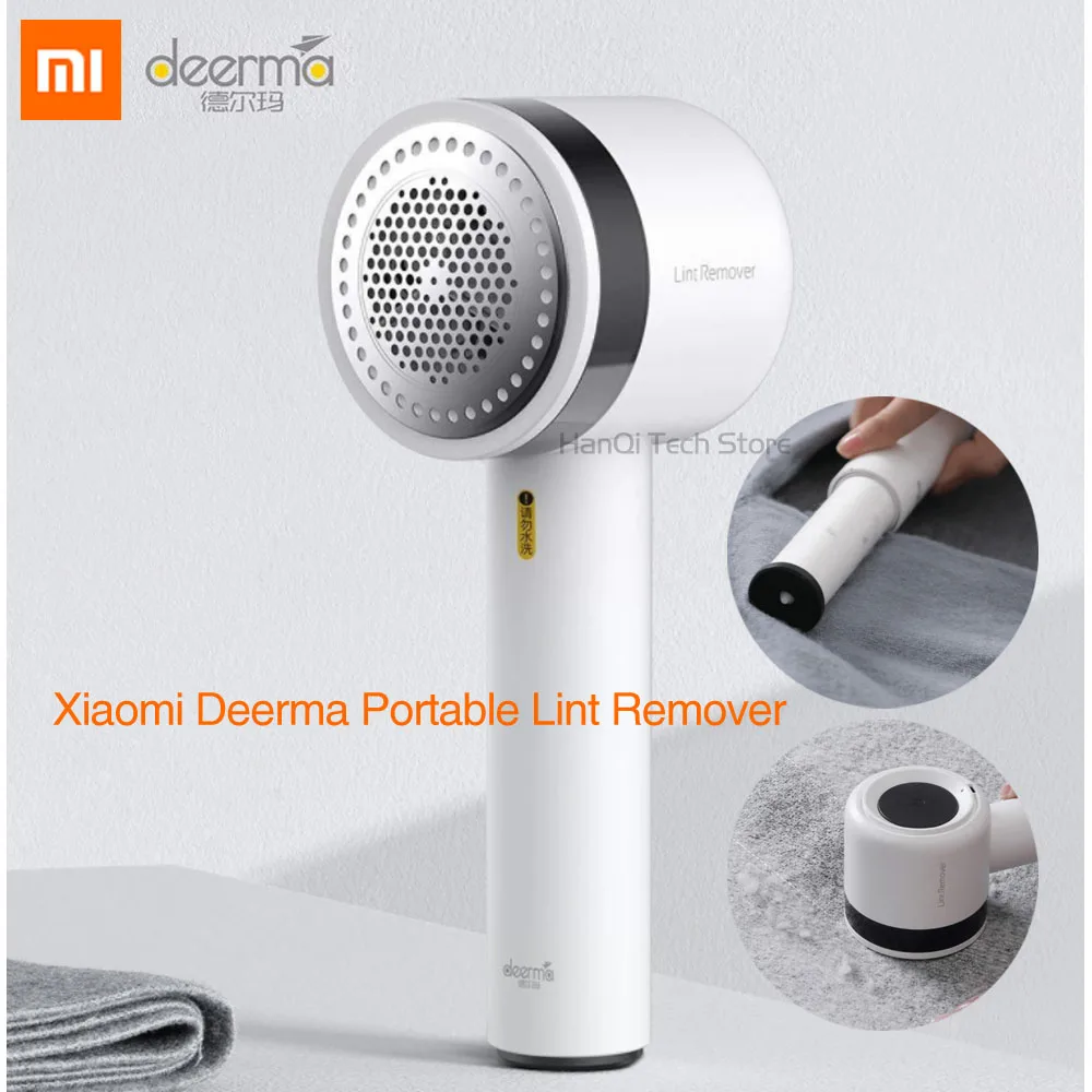 

Xiaomi Deerma Portable Lint Remover Hair Ball Trimmer Sweater Remover 7000r/min Motor Trimmer Concealed sticky Hair Tube