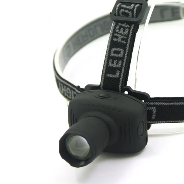 Bike Riding Lamp Frontal Lantern Zoomable Head Torch Light For Camping Hunting 1800Lumen Headlamp LED Headlight Flashlight