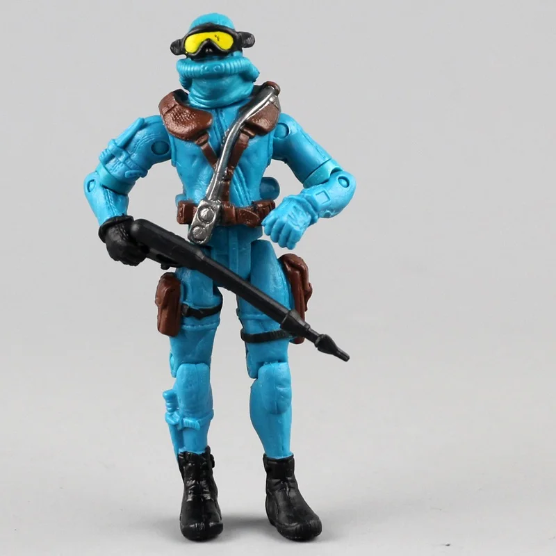 Lanard Elite Force 1:18 Военная фигурка кукла статуя 3,75 дюймов японский воин ниндзя морские котики - Цвет: Серебристый