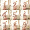 First Birthday Boy Girl Party Rose Gold Column Balloon Happy Birthday Decoration My One Year 1st Birthday Supplies Kids Adult ► Photo 2/6