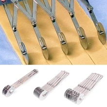 Multifunktions edelstahl Teigteiler 3/5/7 Rad Cutter Werkzeuge Pasta Rocker Pizza Pastry Schäler Kuchen backen Messer