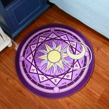 Дети Спальня Ковры мультфильм розовый Сакура магический круг детей круглый играть Ковры компьютерное кресло подвесные корзины головоломки коврики