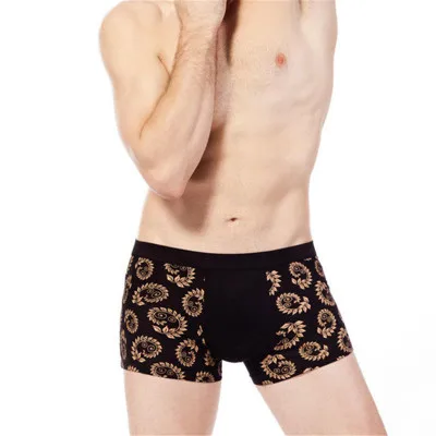 

2018 New 2XL-6XL Fashion Underwear Men Boxers Underpants Sexy Print Man'S Pants For Men Cuecas Boxer Shorts Man YSK1308