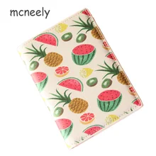 Mcneely, модная новинка, держатель для паспорта с фруктами, Сумка для документов из искусственной кожи, держатель для карт, для путешествий, паспорта, ID, Обложка, чехол для карт, 1 шт