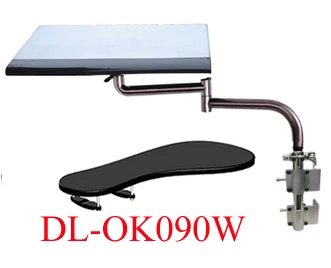 OK110 клавиатура лоток держатель столик для ноутбука с регулируемой высотой, Тетрадь стенд Multifunctoinal офисный стол EdgeChair ноги Рычаг зажима XL Мышь - Цвет: DL-OK090W
