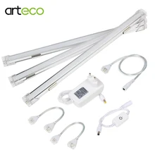 3 шт. 30 см Кухня шкаф светильник 24V адвокатского сословия СИД светильник с регулятором яркости освещения, 2835 SMD 42 светодиодов светодиодный трубчатая лампа, теплый белый 3000 K-3500 K