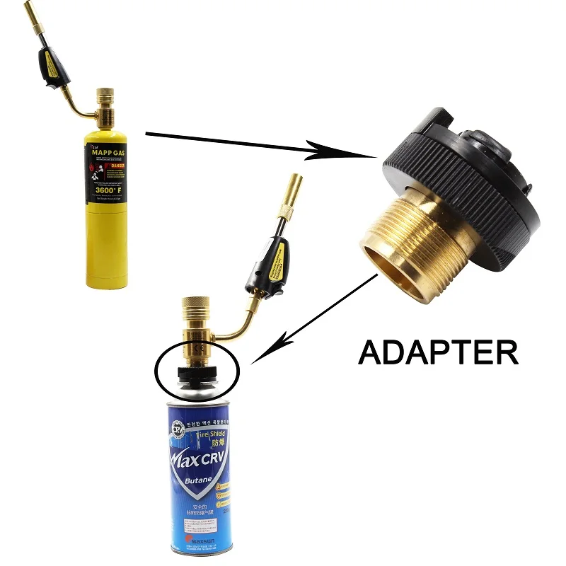 Канистра конвертер газа перезаправка адаптер газовая плита Кемпинг плита цилиндры+ газовый картридж головка адаптер преобразования