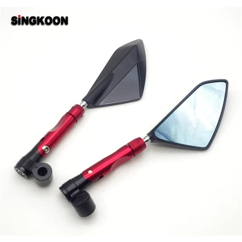 

8 10mm universal motorcycle Accessories mirrors cnc Rearview Side Mirror FOR xvs 1100 bandit vespa gts 300 versys 650 xt 600
