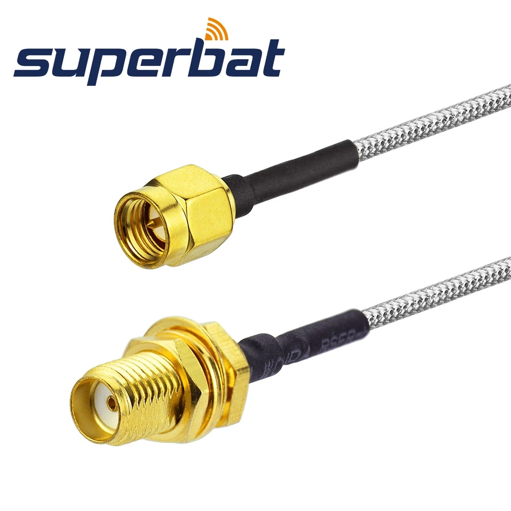 Superbat Wi Fi 4G LTE антенна SMA разъем перегородки к разъему ОТРЕЗОК кабеля RG402 10 см